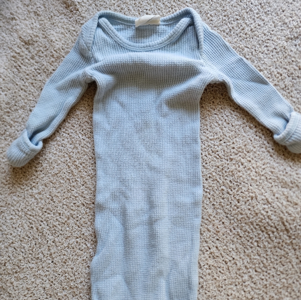 Spearmint baby gown